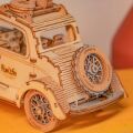 RoboTime 3D dřevěná skládačka Veterán kupé